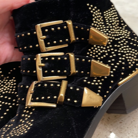 Chloe Velvet Booties - Picture 3 of 6